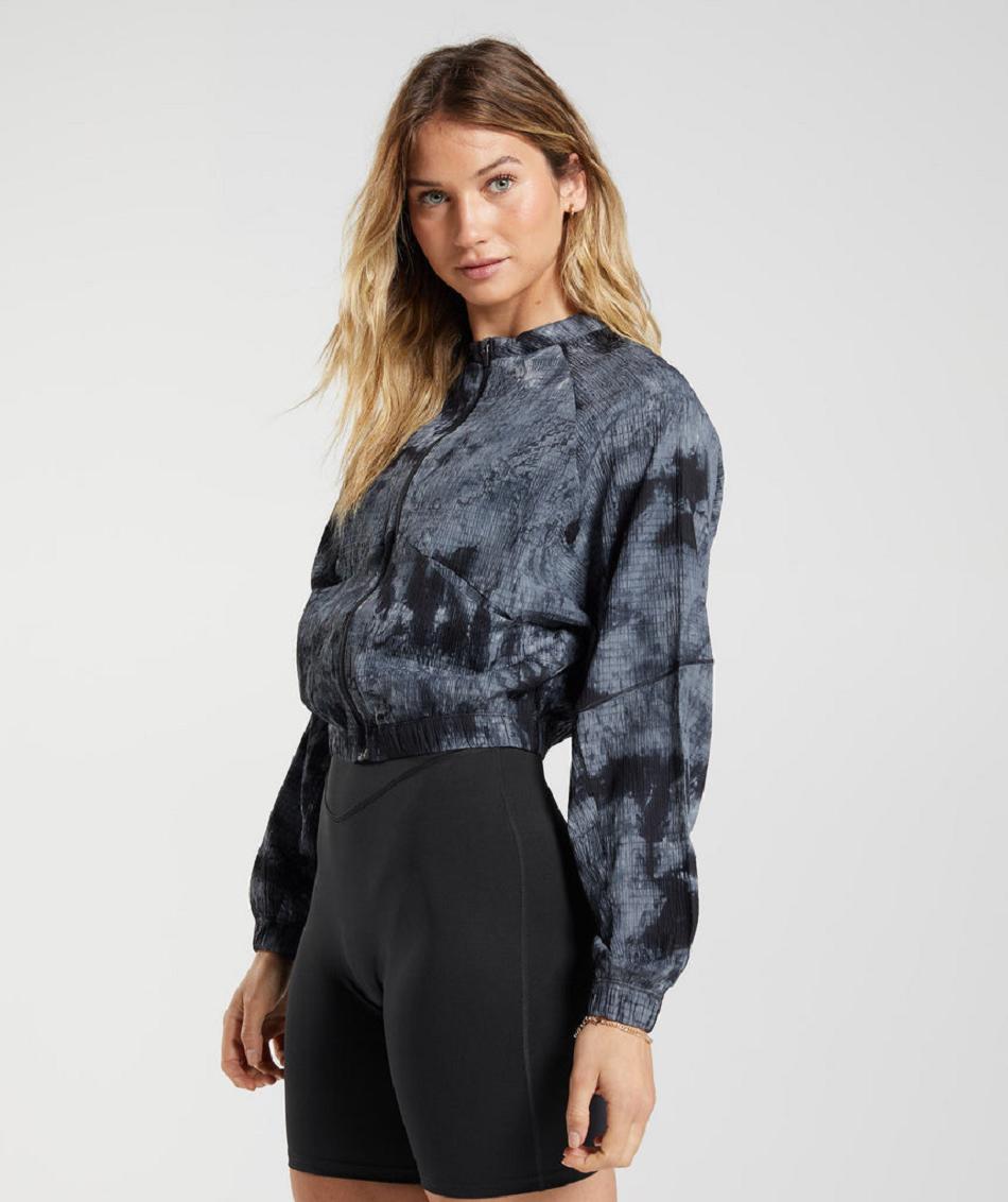 Μπουφαν Gymshark Elevate Woven γυναικεια γκρι | GR_XC6887