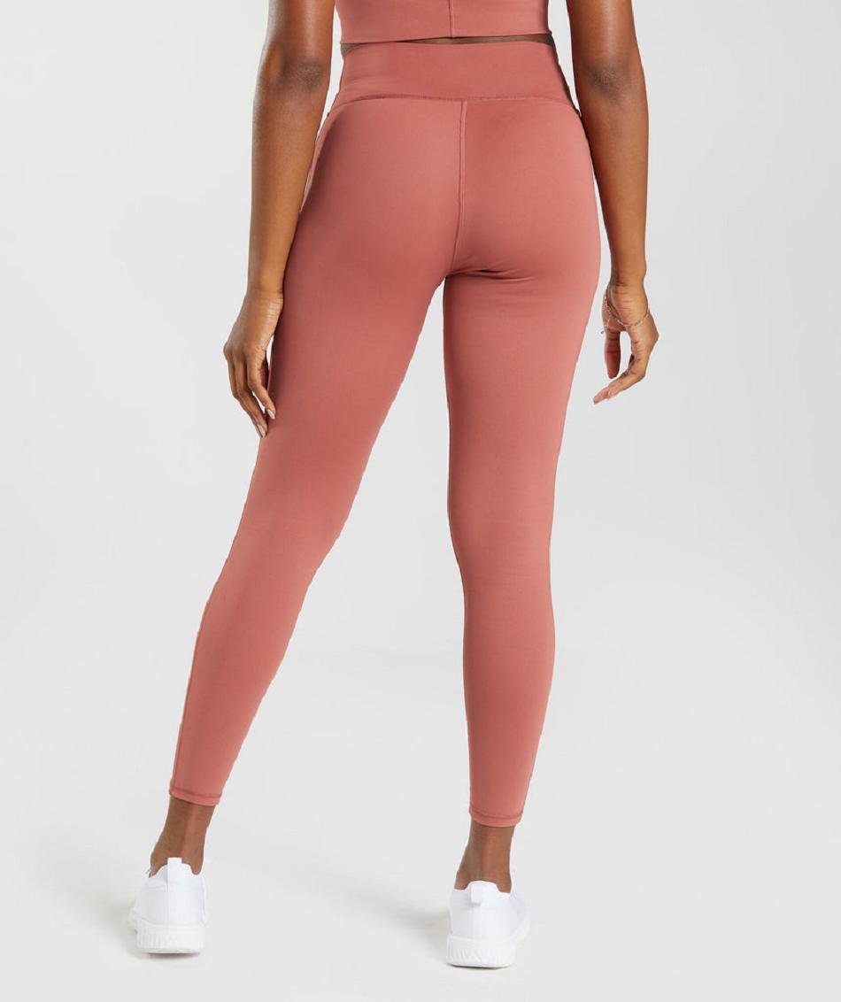 Κολαν Gymshark Elevate γυναικεια ροζ καφε | GR_EC8819