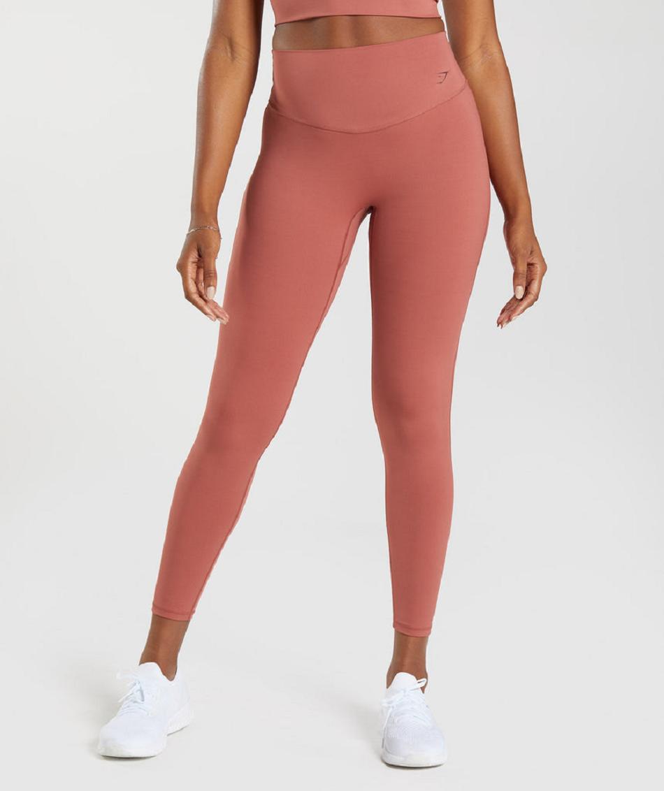 Κολαν Gymshark Elevate γυναικεια ροζ καφε | GR_EC8819