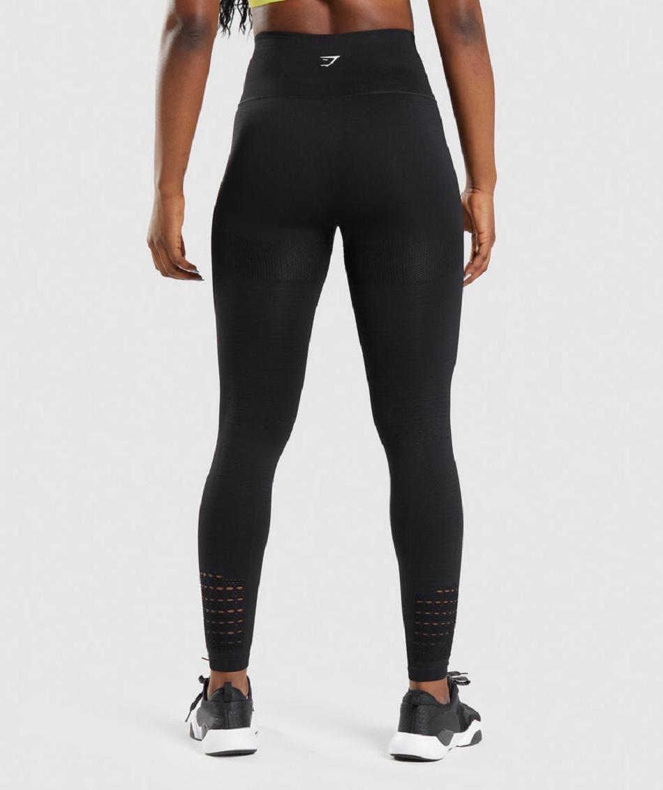 Κολαν Gymshark Energy Seamless γυναικεια μαυρα | GR_ED6839