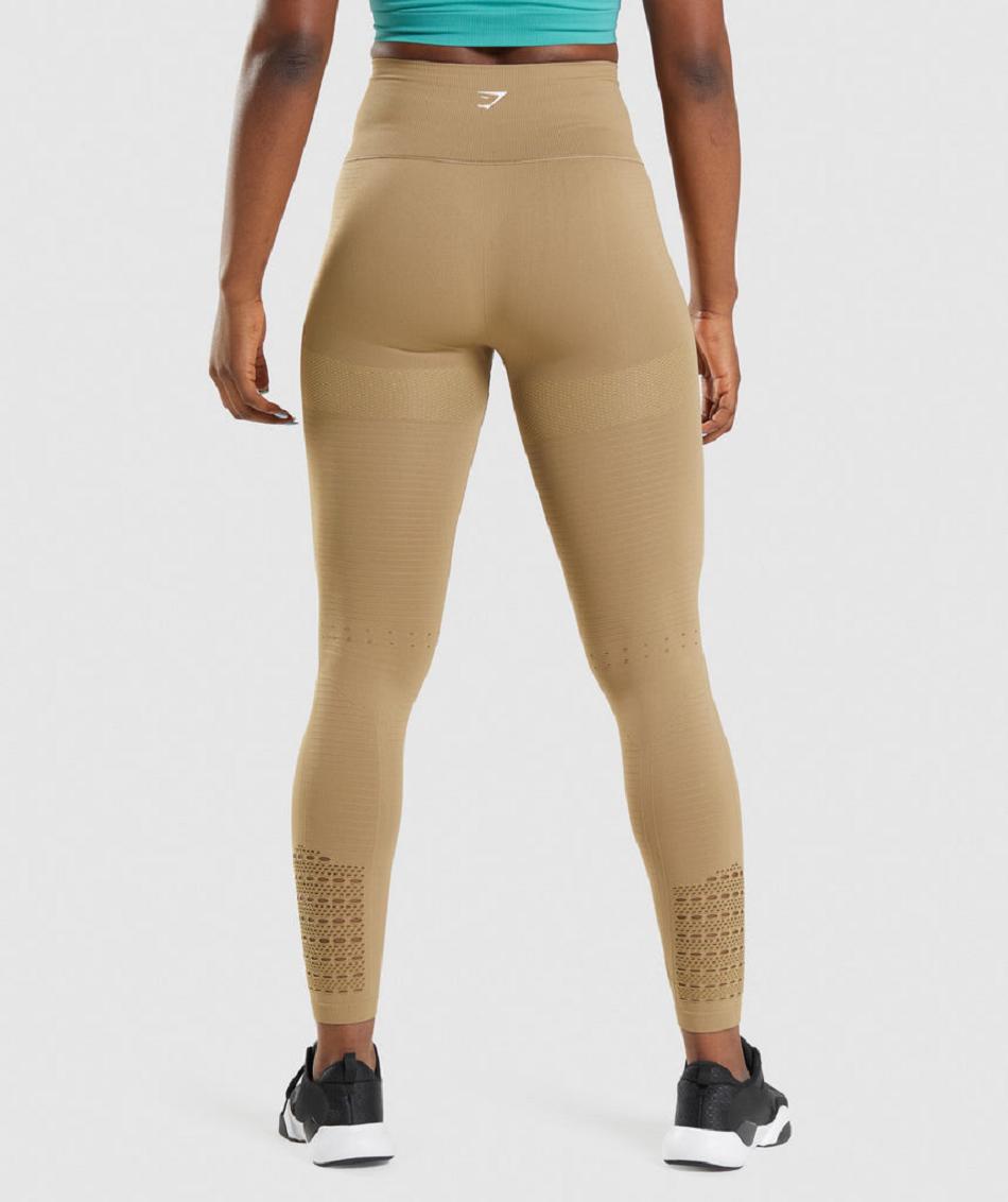 Κολαν Gymshark Energy Seamless γυναικεια καφε | GR_QX7599