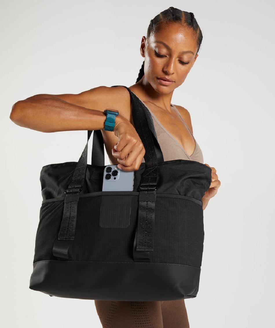 Τσαντεσ Gymshark Everyday Tote γυναικεια μαυρα | GR_EG7219