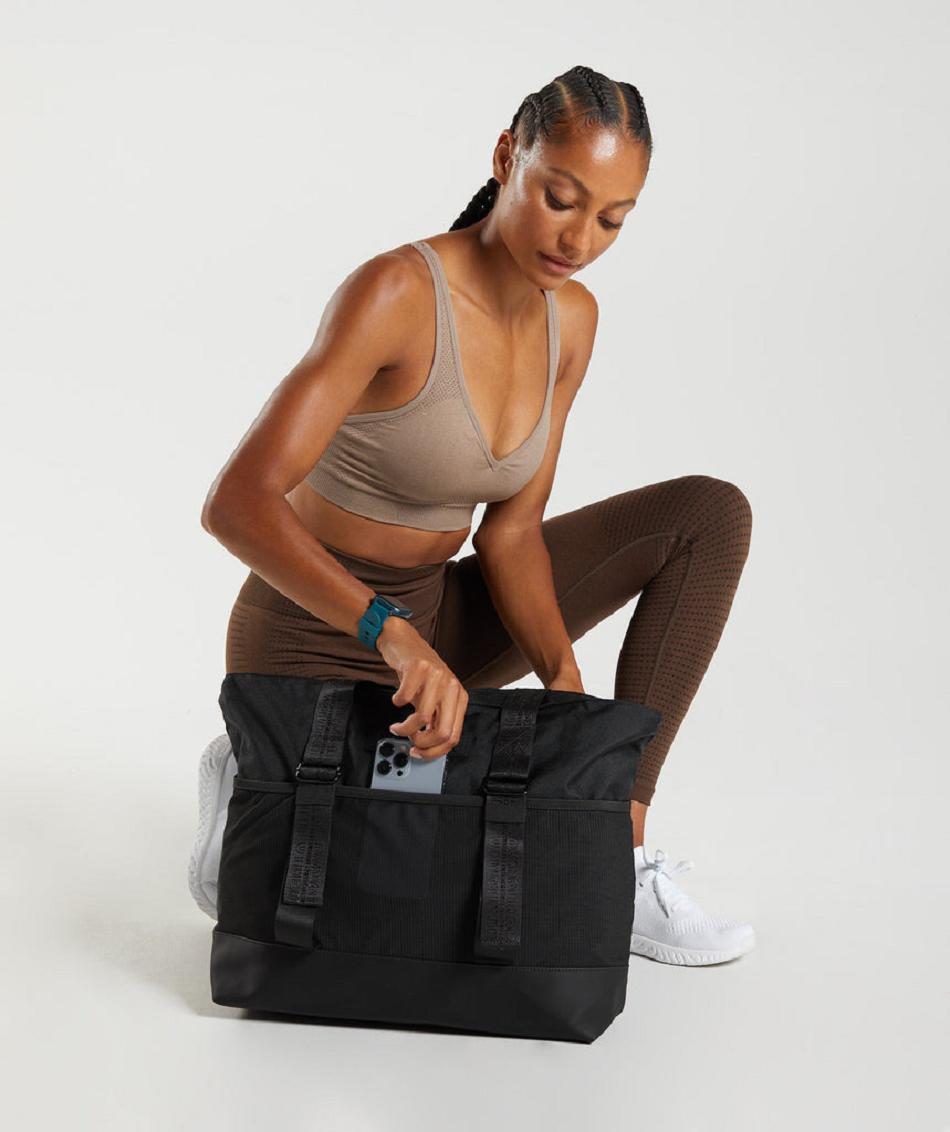 Τσαντεσ Gymshark Everyday Tote γυναικεια μαυρα | GR_EG7219