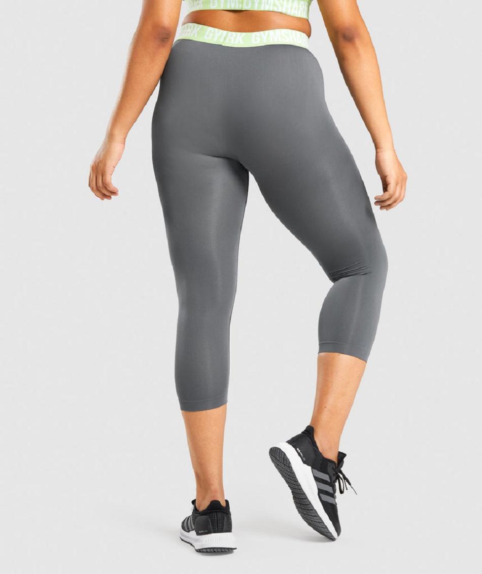 Κολαν Gymshark Fit Seamless Cropped γυναικεια γκρι | GR_YQ3539