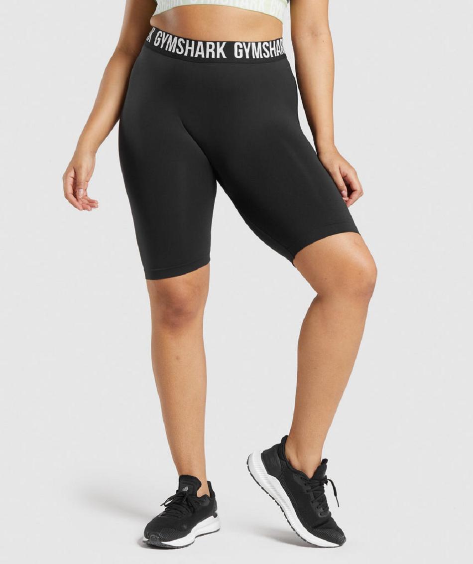 Σορτσ Gymshark Fit Seamless Cycling γυναικεια μαυρα | GR_EC3756