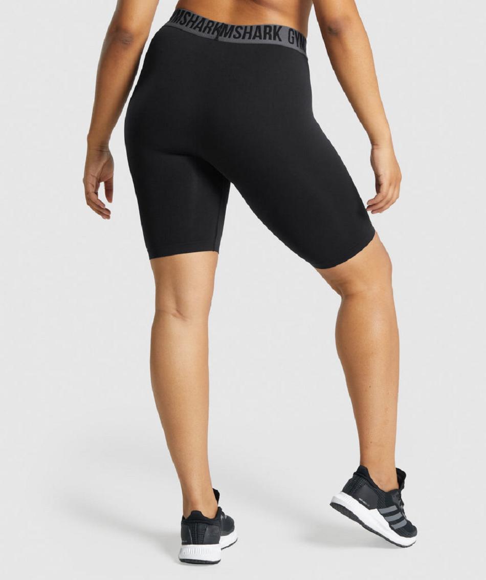 Σορτσ Gymshark Fit Seamless Cycling γυναικεια μαυρα | GR_K4596