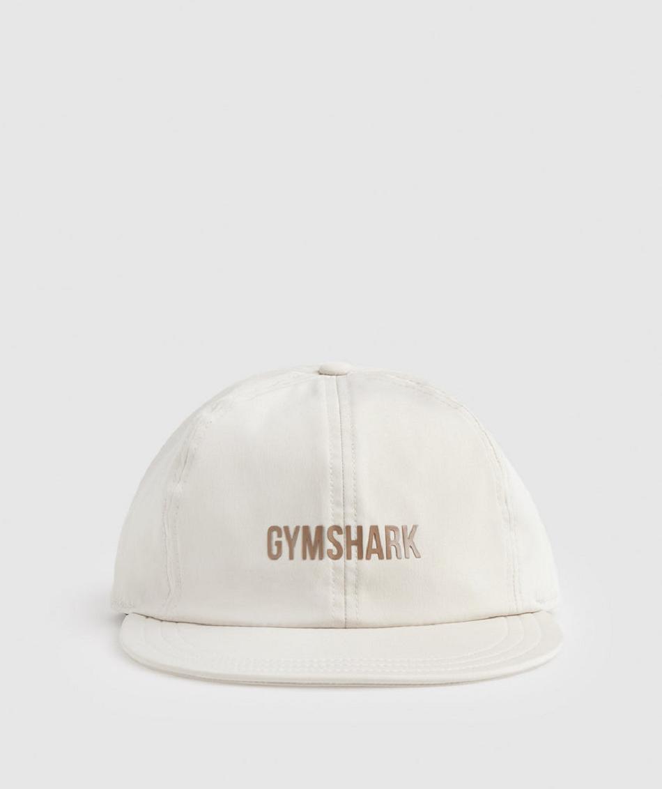 καπελα Gymshark Flat Peak Cap γυναικεια γκρι | GR_BH4685