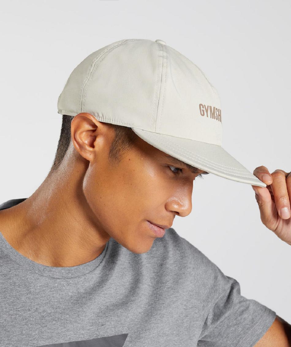 καπελα Gymshark Flat Peak ανδρικα γκρι | GR_BH6833