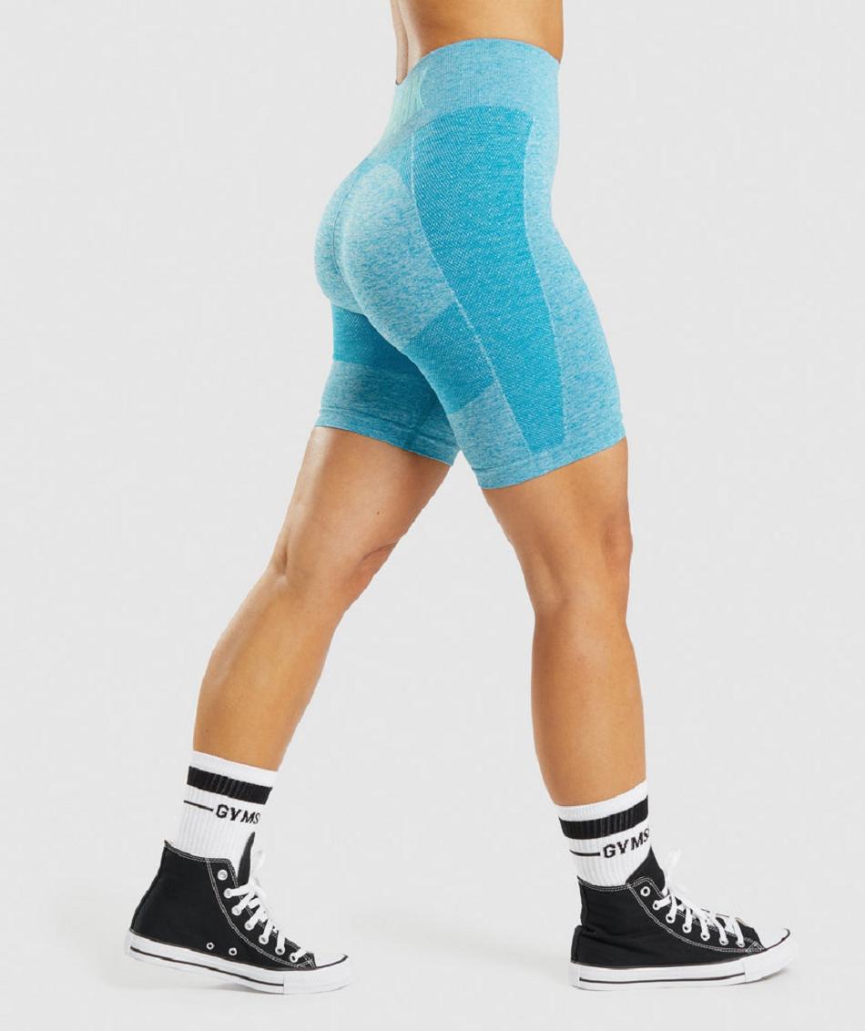 Σορτσ Gymshark Flex Cycling γυναικεια μπλε | GR_R5127