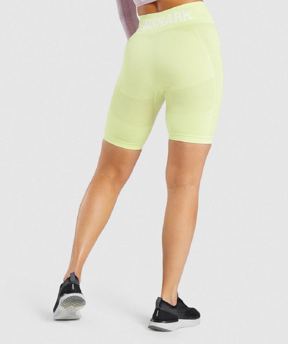 Σορτσ Gymshark Flex Cycling γυναικεια ανοιχτο πρασινο | GR_YJ8016