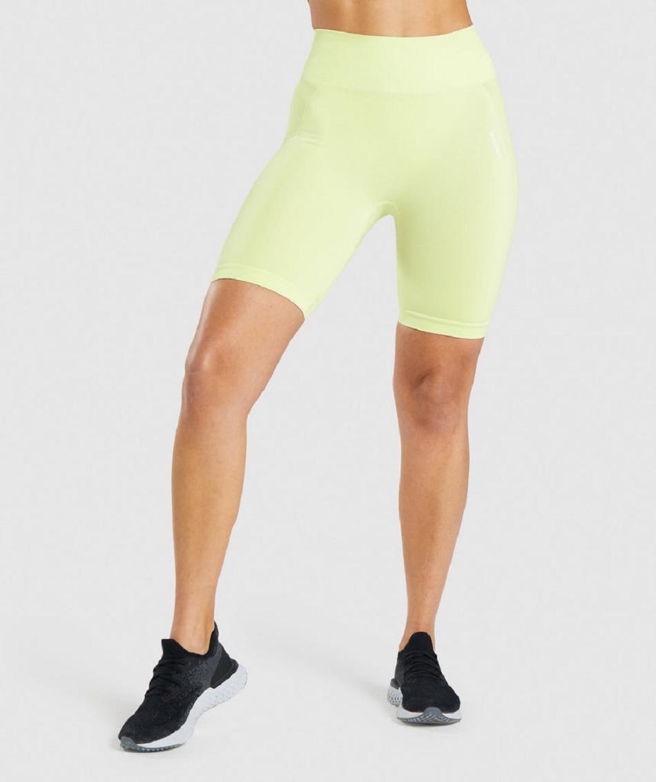 Σορτσ Gymshark Flex Cycling γυναικεια ανοιχτο πρασινο | GR_YJ8016