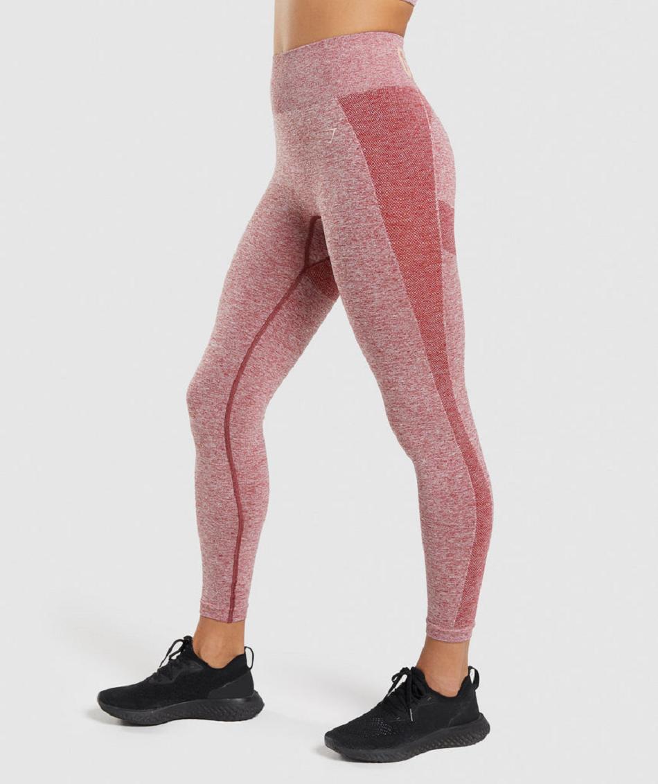 Κολαν Gymshark Flex High Waisted γυναικεια μπορντο | GR_TA1762