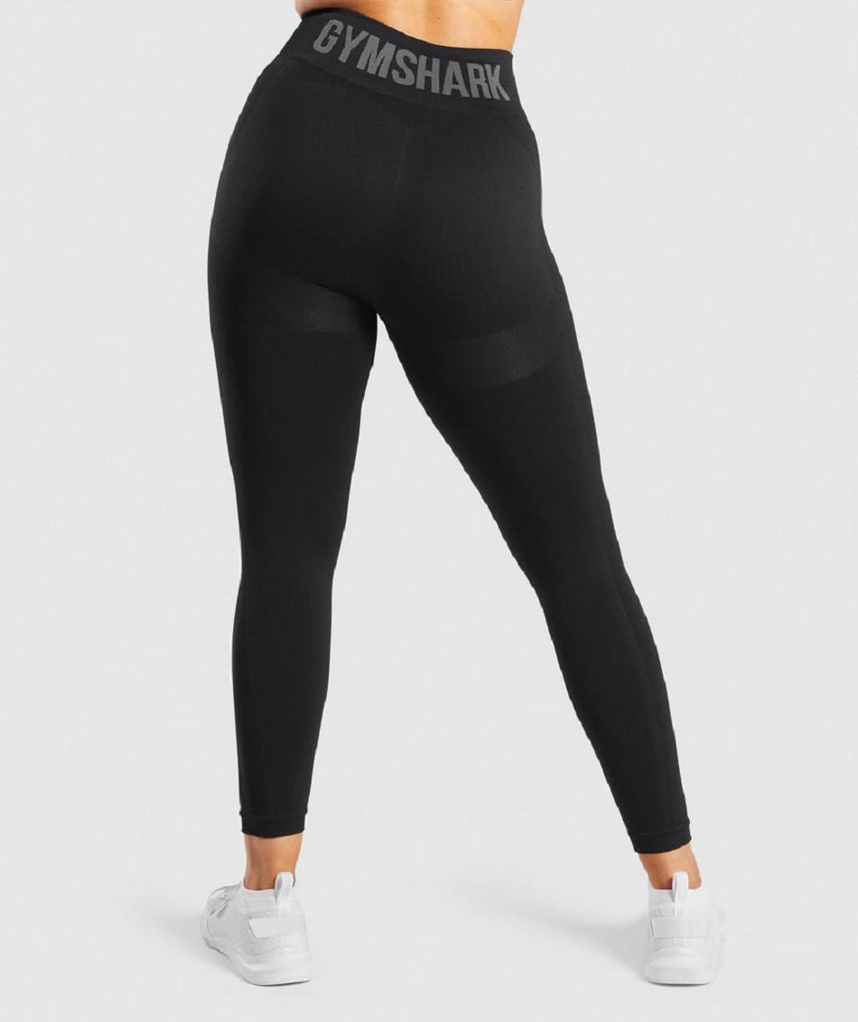 Κολαν Gymshark Flex High Waisted γυναικεια μαυρα γκρι | GR_YQ6628