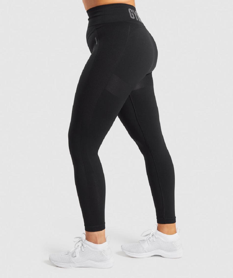 Κολαν Gymshark Flex High Waisted γυναικεια μαυρα γκρι | GR_YQ6628