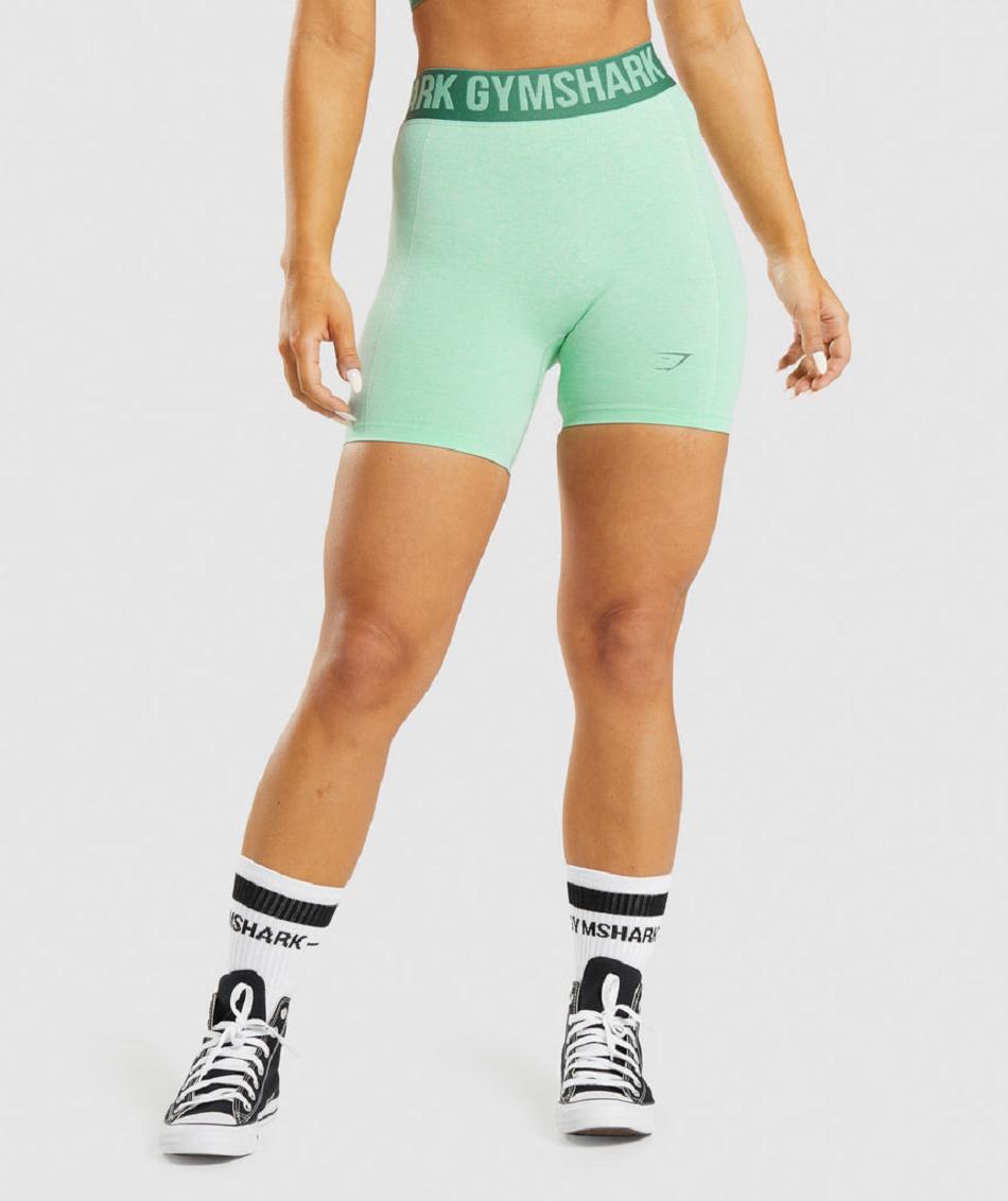 Σορτσ Gymshark Flex γυναικεια πρασινο | GR_QX7299