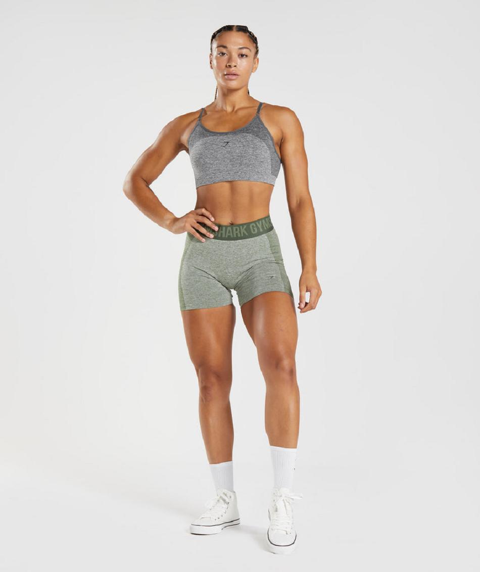 Σορτσ Gymshark Flex γυναικεια πρασινο Ελιά | GR_QZ7780