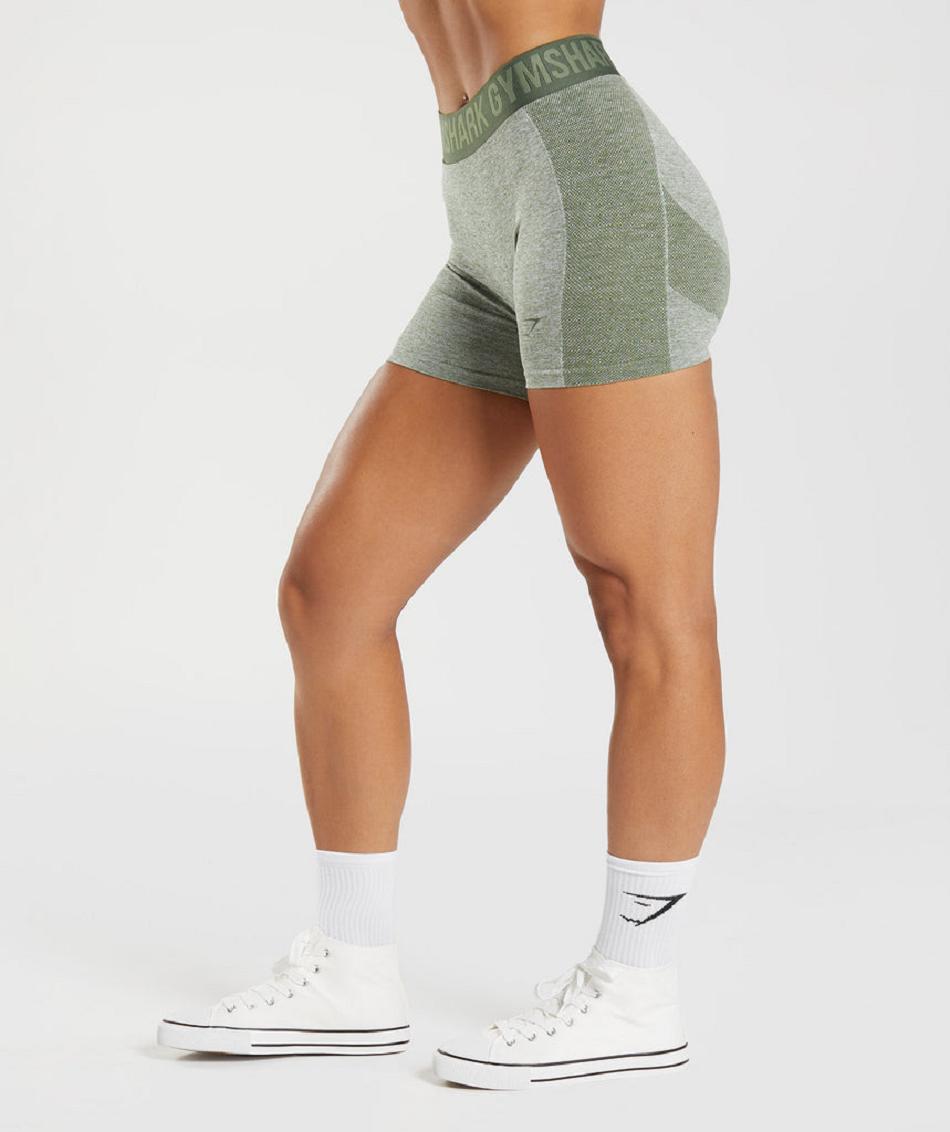 Σορτσ Gymshark Flex γυναικεια πρασινο Ελιά | GR_QZ7780