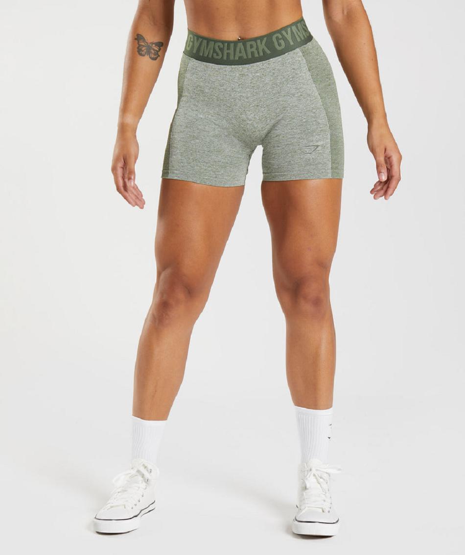 Σορτσ Gymshark Flex γυναικεια πρασινο Ελιά | GR_QZ7780
