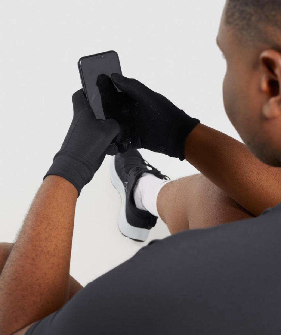 Εξοπλισμός Gymshark Gloves ανδρικα μαυρα | GR_ED8054