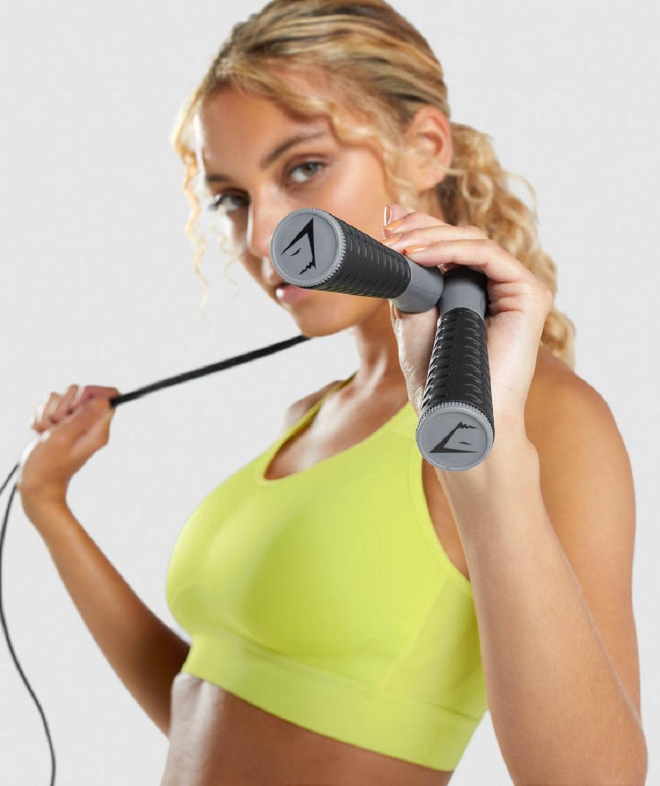 Εξοπλισμός Gymshark Jump Rope ανδρικα μαυρα | GR_YJ5653