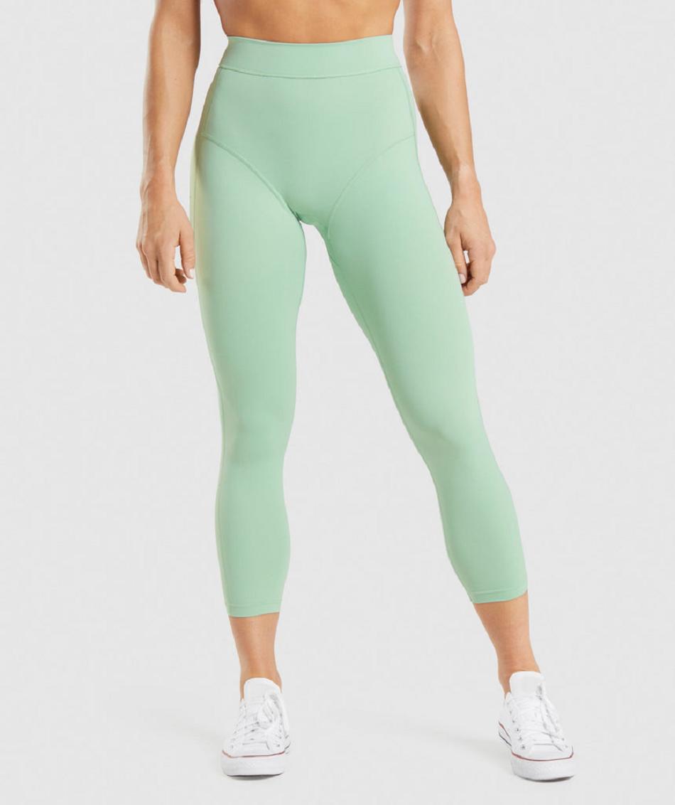 Κολαν Gymshark Kk Fit 7/8 γυναικεια πρασινο | GR_ED9004