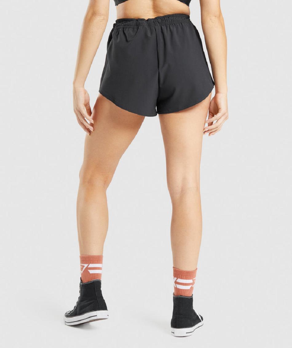 Σορτσ Gymshark Kk Fit Woven γυναικεια μαυρα | GR_BO7357
