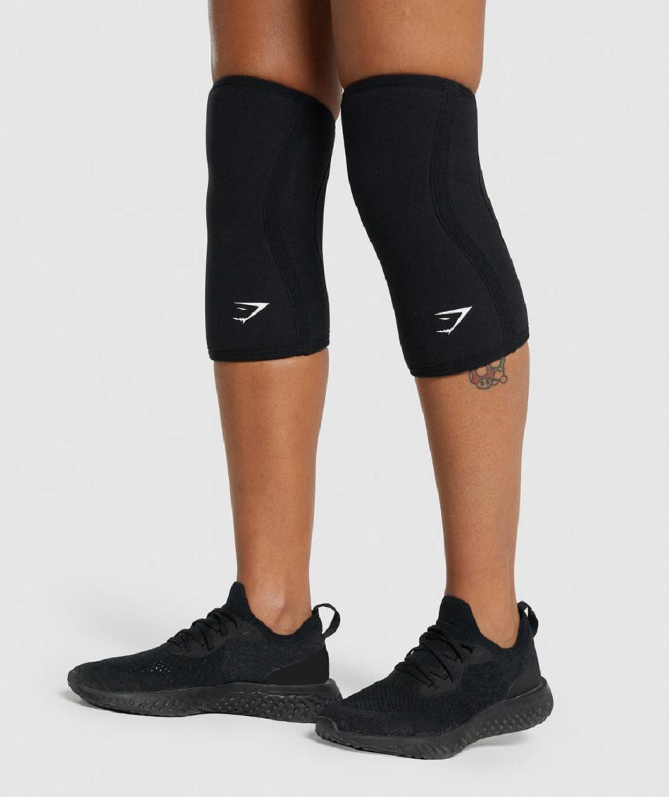 Εξοπλισμός Gymshark Knee Sleeve 5mm γυναικεια μαυρα | GR_BO3028