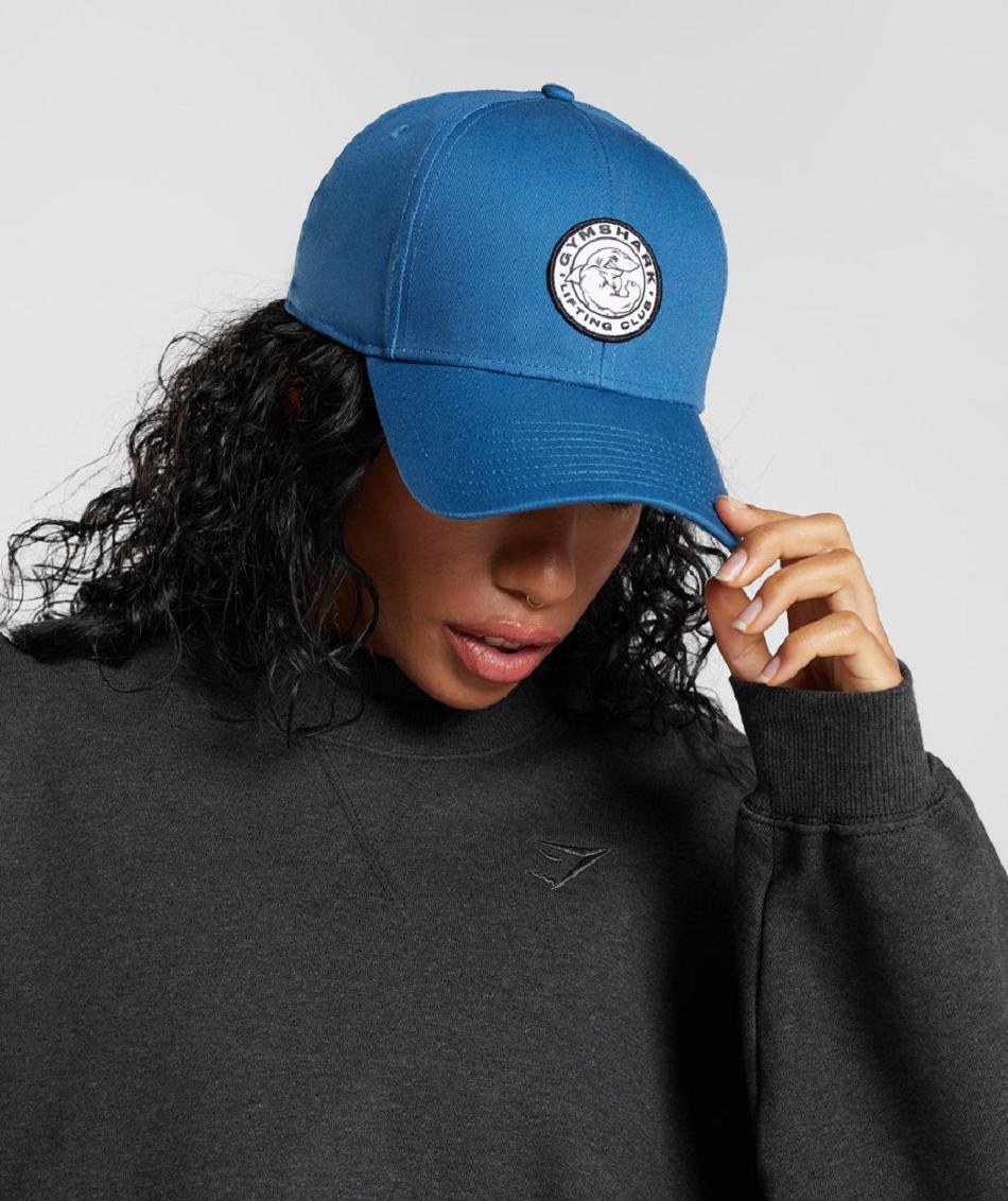 καπελα Gymshark Legacy Cap γυναικεια μπλε | GR_SG1206