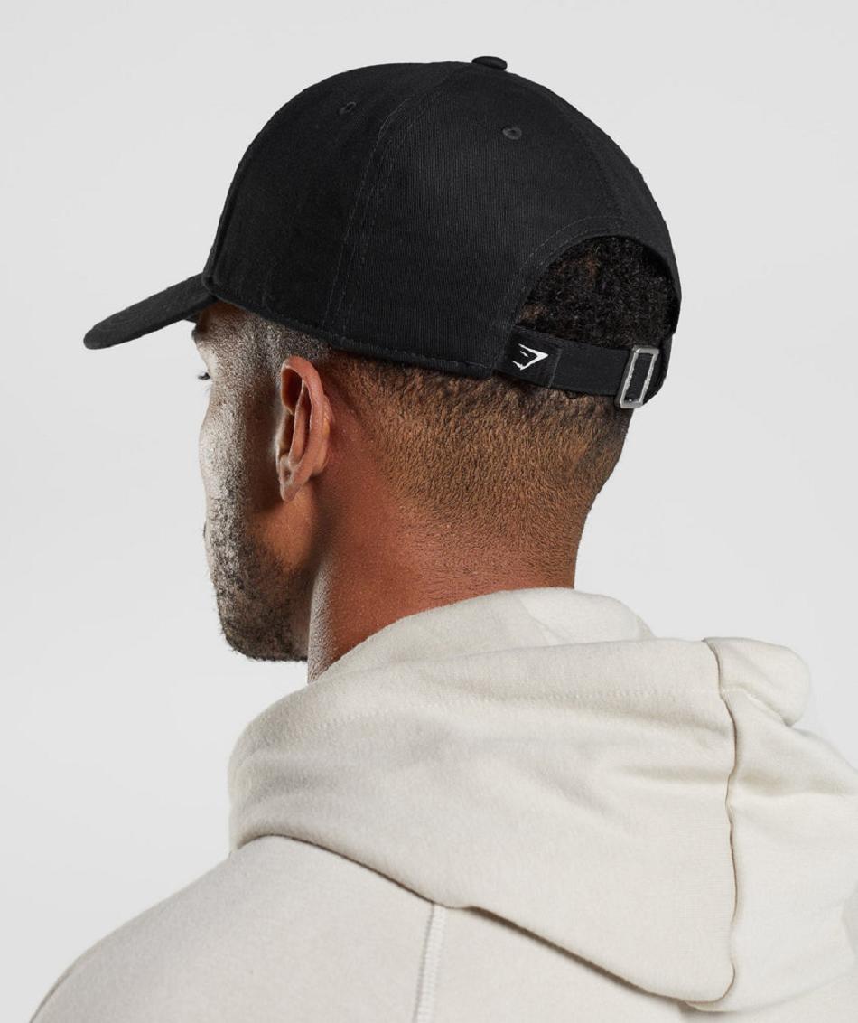 καπελα Gymshark Legacy Cap γυναικεια μαυρα | GR_SG3148