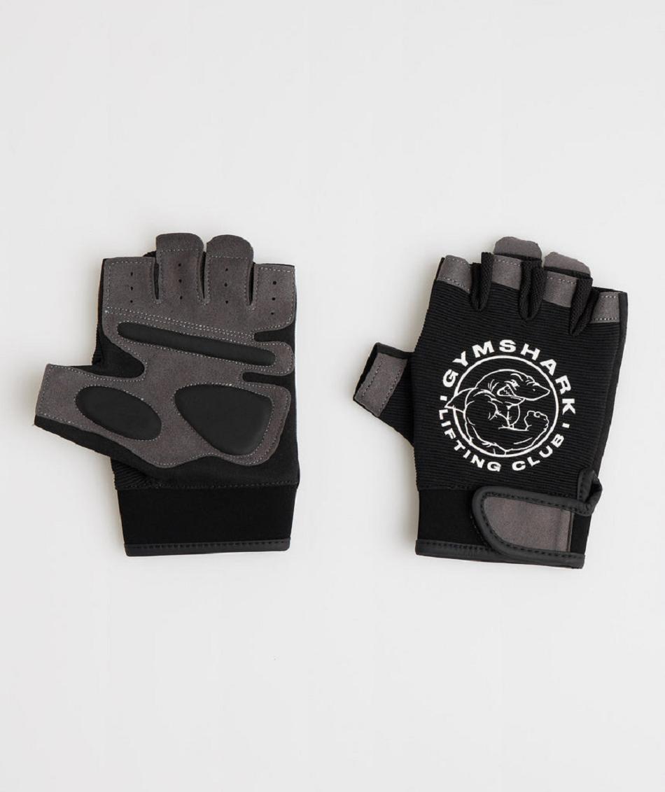 Εξοπλισμός Gymshark Legacy Lifting Gloves ανδρικα μαυρα | GR_TC5771