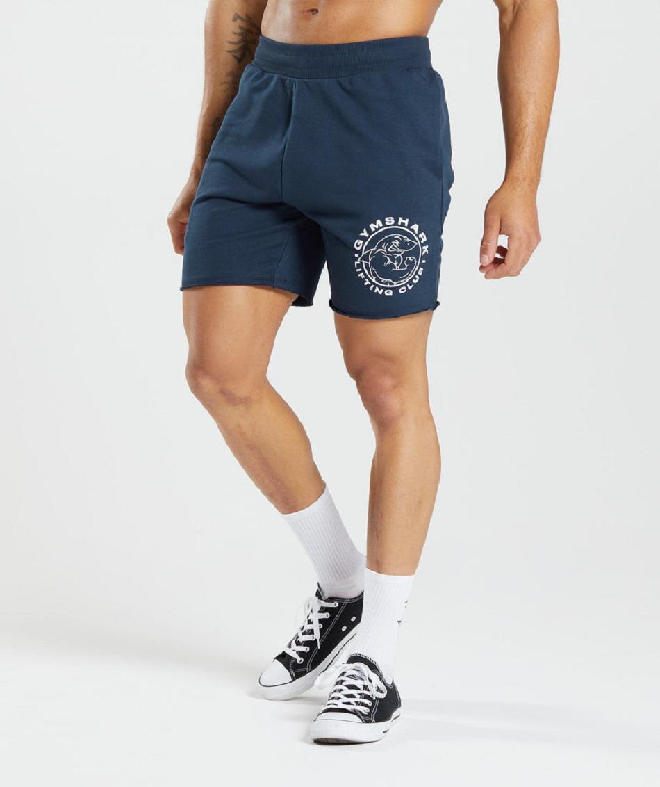 Σορτσ Gymshark Legacy ανδρικα σκουρο μπλε | GR_KO5573