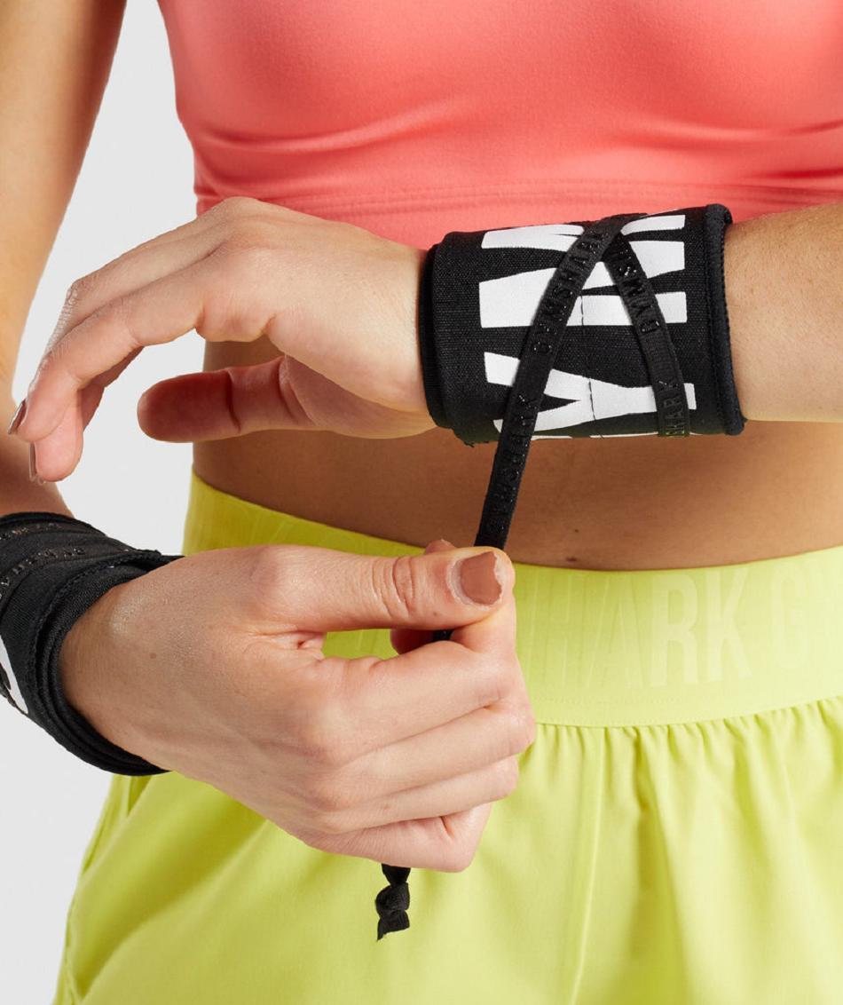 Εξοπλισμός Gymshark Lifting Straps Self Tie γυναικεια μαυρα | GR_EC8652
