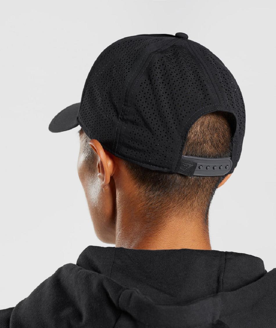 καπελα Gymshark Mesh ανδρικα μαυρα | GR_TA3975