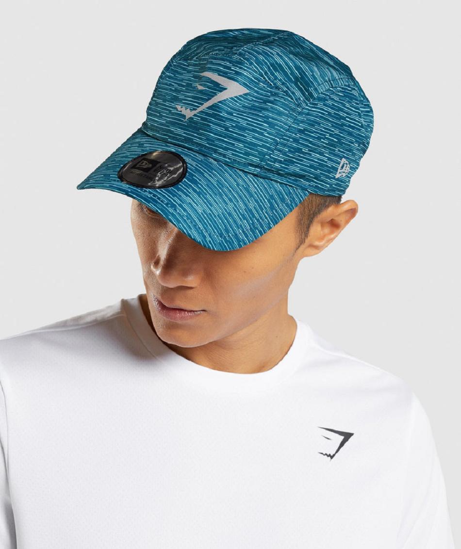 καπελα Gymshark New Era Gs Tech ανδρικα τυρκουάζ | GR_BO2528