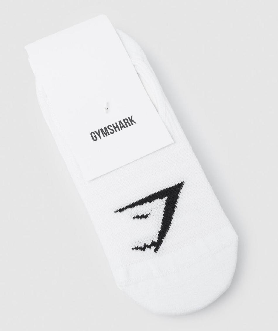 Καλτσεσ Gymshark No Show 3pk ανδρικα ασπρα | GR_TH4170