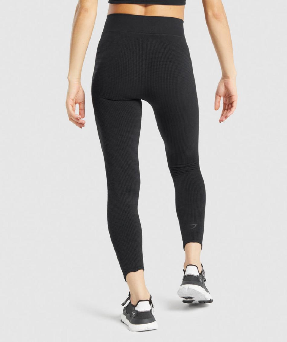 Κολαν Gymshark Pause Seamless γυναικεια μαυρα | GR_CR6067