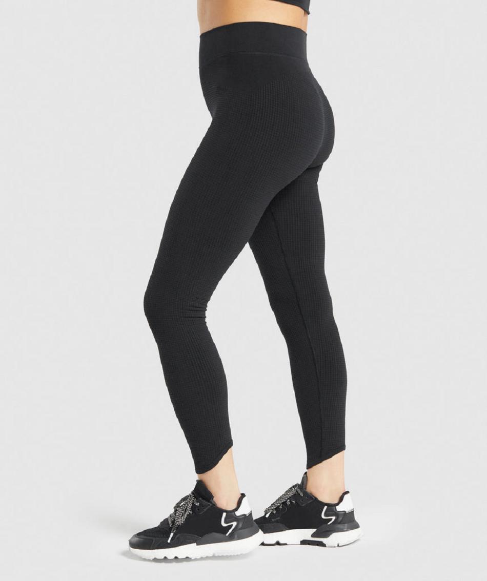 Κολαν Gymshark Pause Seamless γυναικεια μαυρα | GR_CR6067