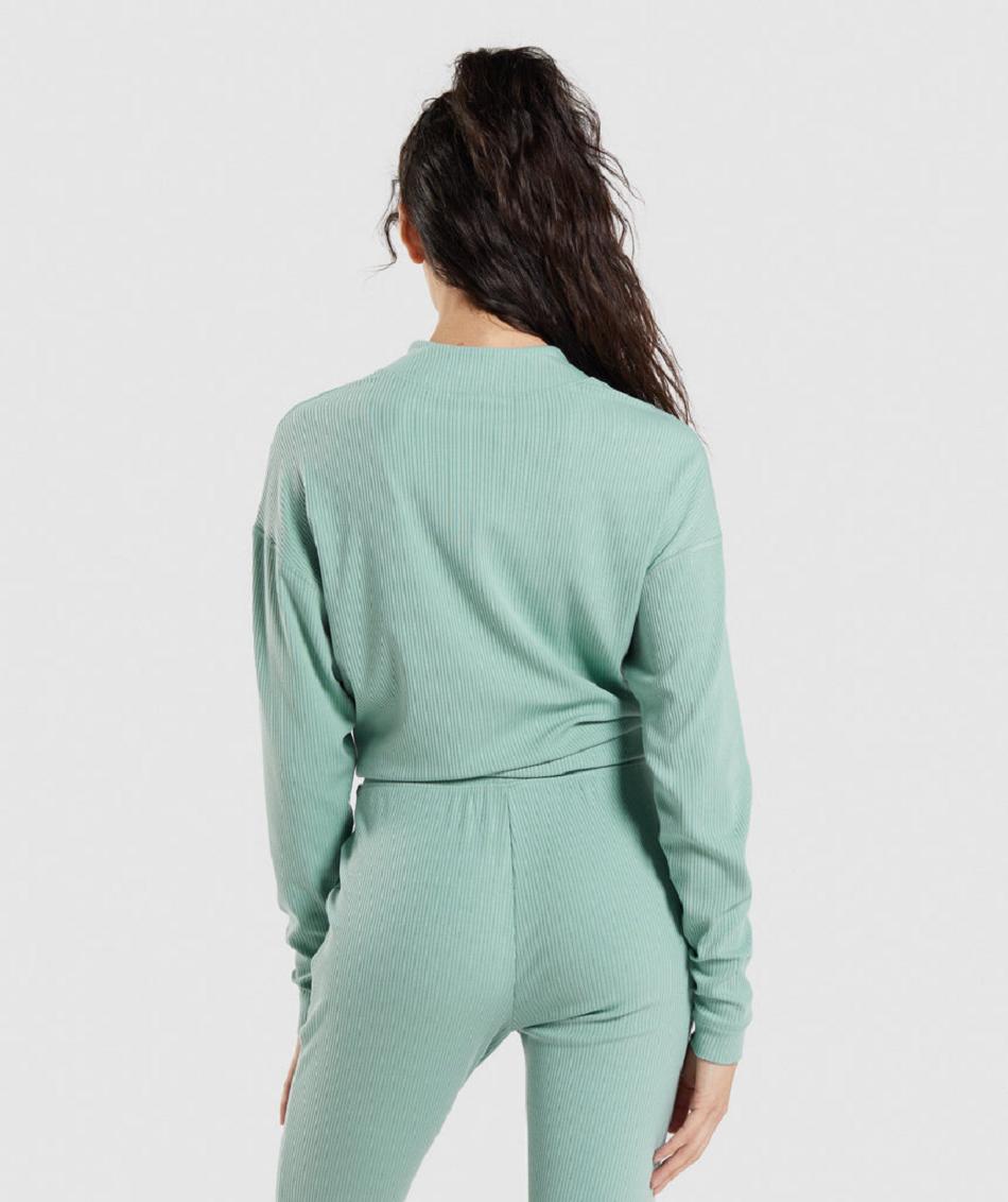Μπουφαν Gymshark Pause Zip Up γυναικεια μπλε | GR_EE2147