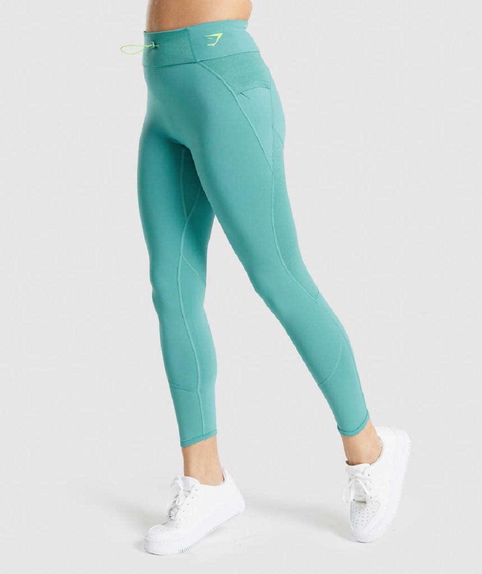 Κολαν Gymshark Pulse γυναικεια τυρκουάζ | GR_CG3036