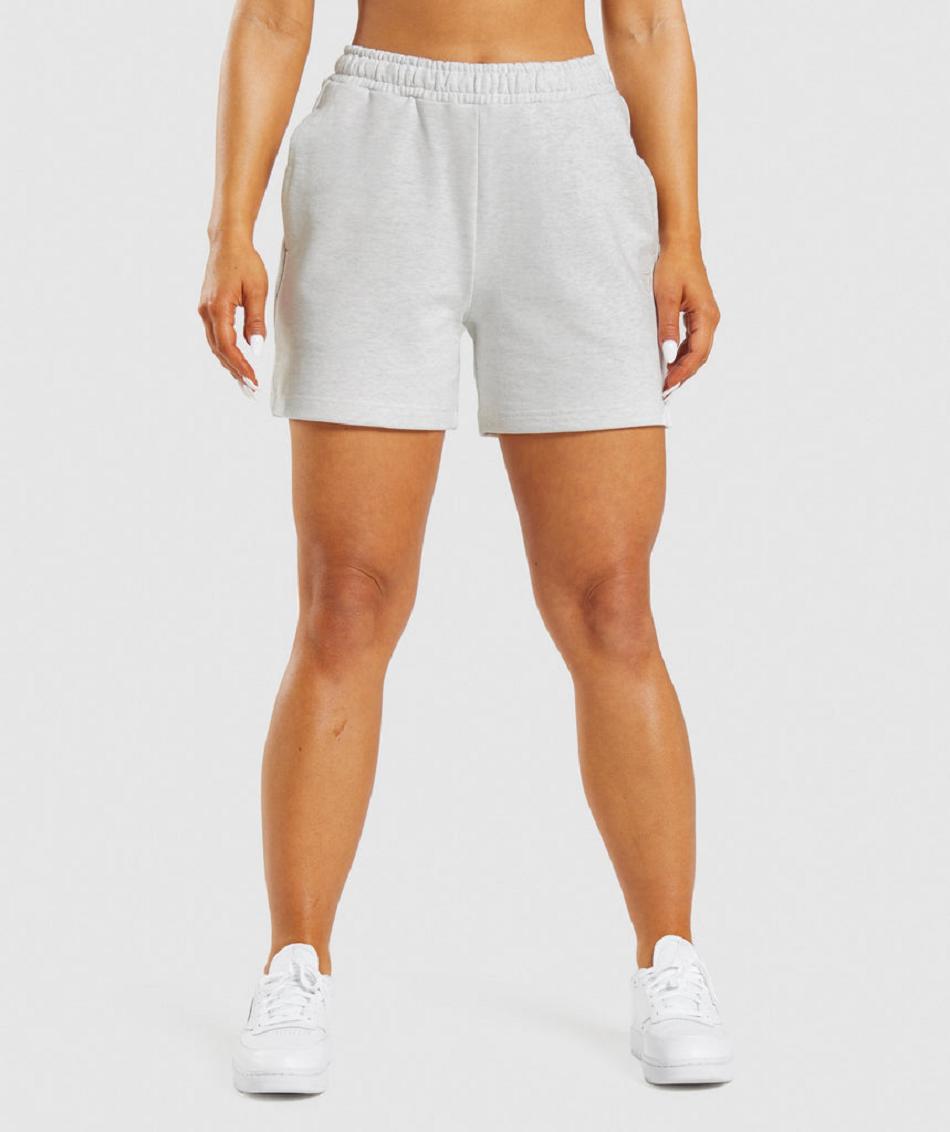Σορτσ Gymshark Rest Day Sweats γυναικεια ασπρα | GR_YJ1666