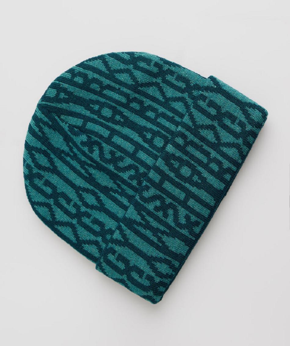 καπελα Gymshark Reversable Jacquard Beanie γυναικεια τυρκουάζ μπλε | GR_YQ3912