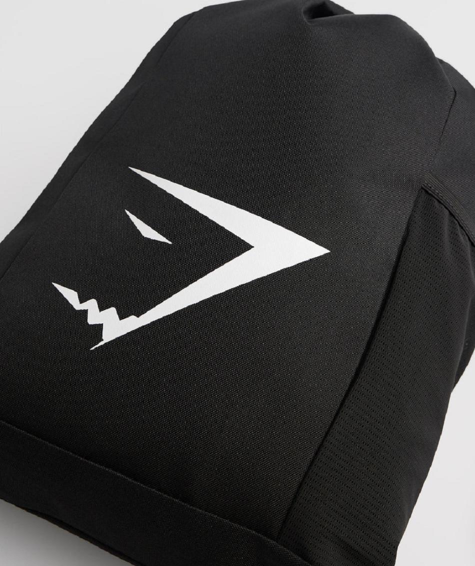 Τσαντεσ Gymshark Sharkhead Gymsack γυναικεια μαυρα | GR_ED2977