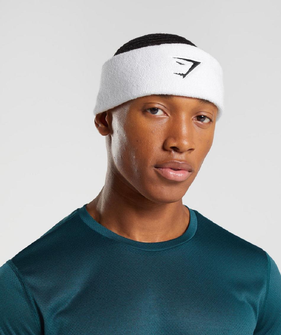 Εξοπλισμός Gymshark Sharkhead Headband γυναικεια ασπρα | GR_EG1079