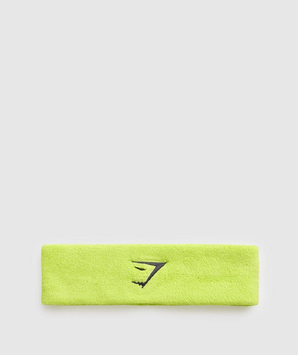 Εξοπλισμός Gymshark Sharkhead Headband ανδρικα πρασινο | GR_Q7536