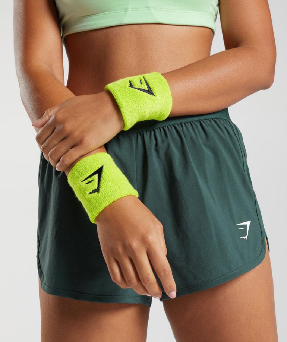 Εξοπλισμός Gymshark Sharkhead Sweat Bands γυναικεια πρασινο | GR_R5815