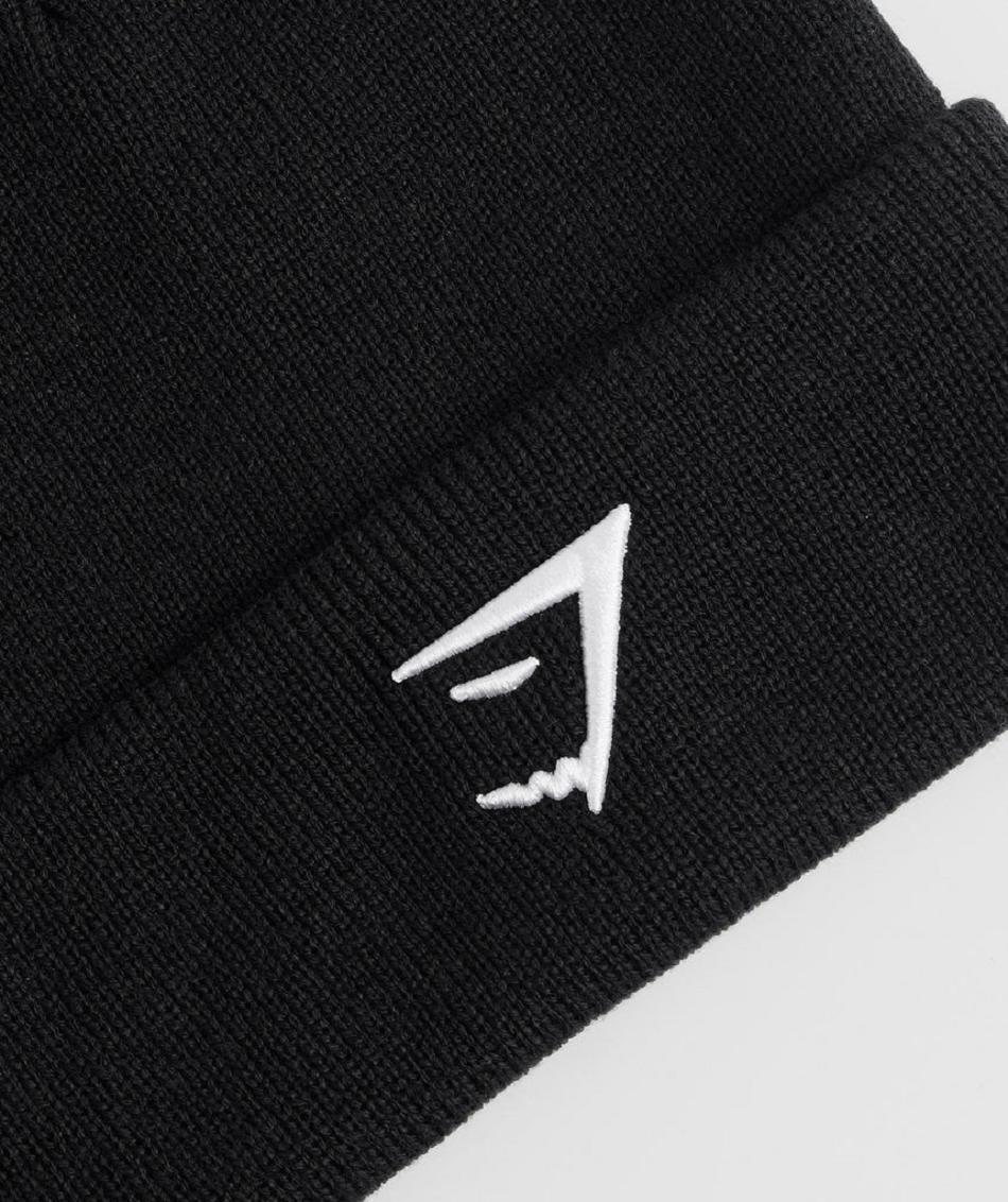 καπελα Gymshark Sharkhead ανδρικα μαυρα | GR_IM9669