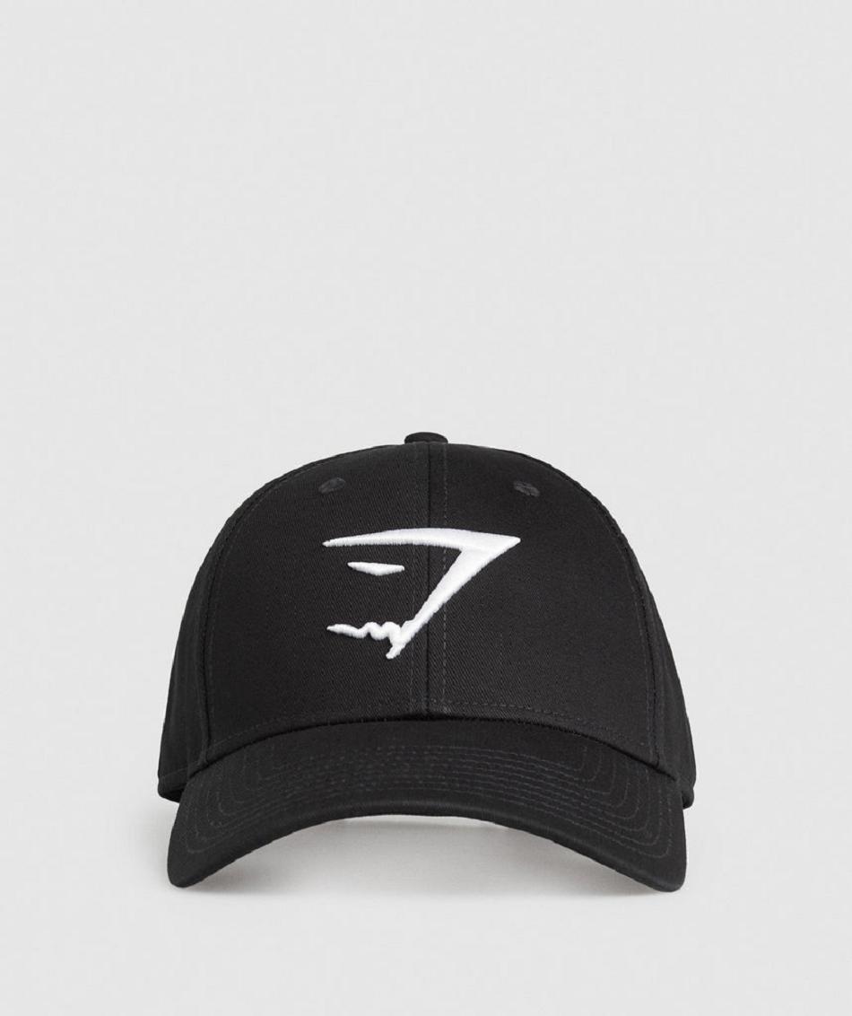 καπελα Gymshark Sharkhead ανδρικα μαυρα | GR_XC8951