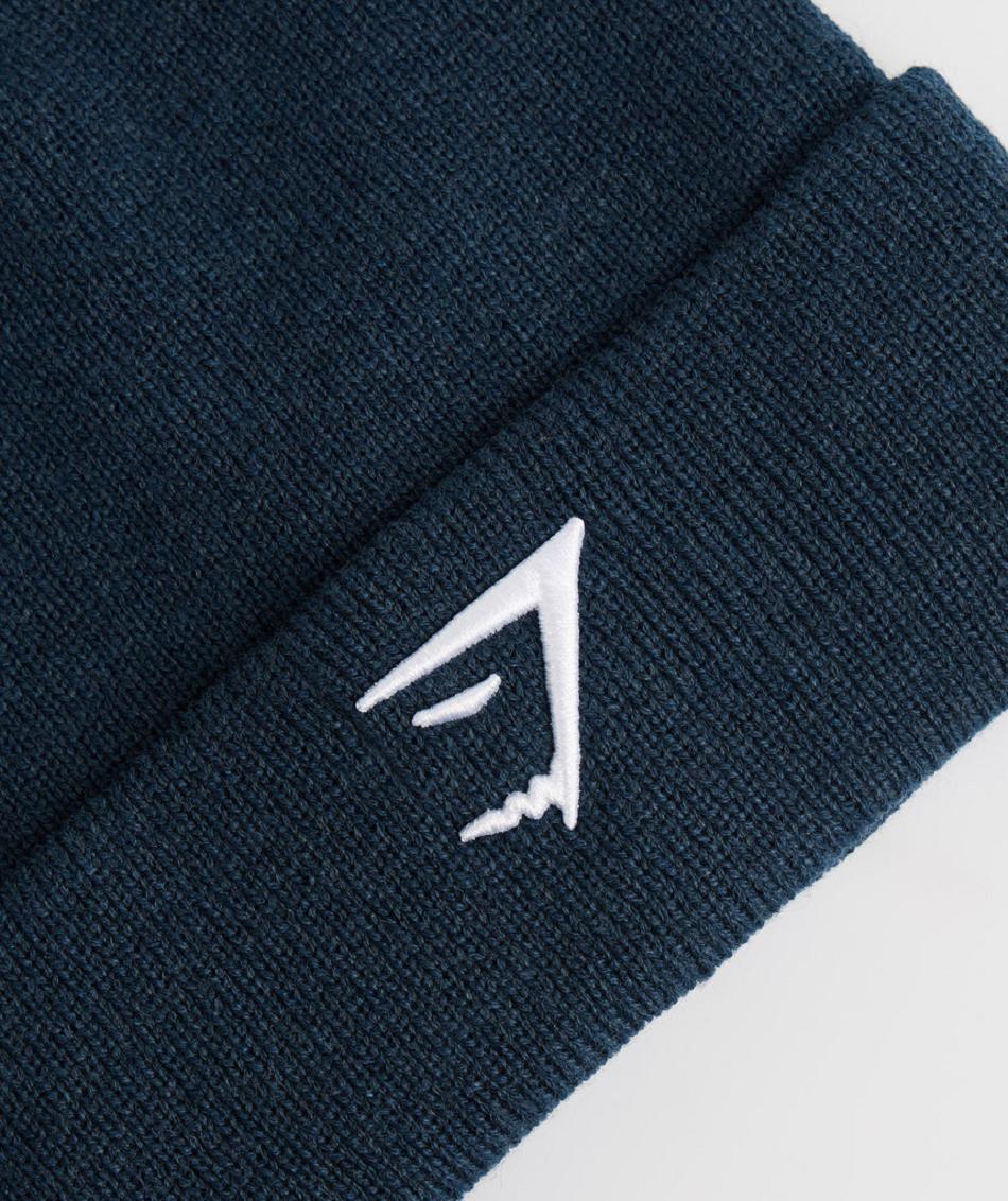 καπελα Gymshark Sharkhead ανδρικα σκουρο μπλε | GR_EC3293