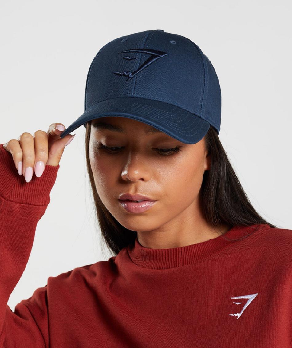 καπελα Gymshark Sharkhead ανδρικα σκουρο μπλε | GR_QX3052