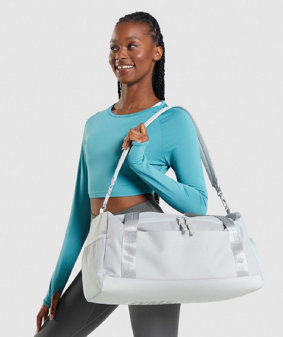Τσαντεσ Gymshark Small Everyday Gym Bag γυναικεια ανοιχτο γκρι | GR_XC8518